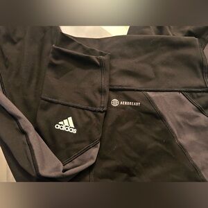 Adidas 7/8 Leggings-Black and Grey